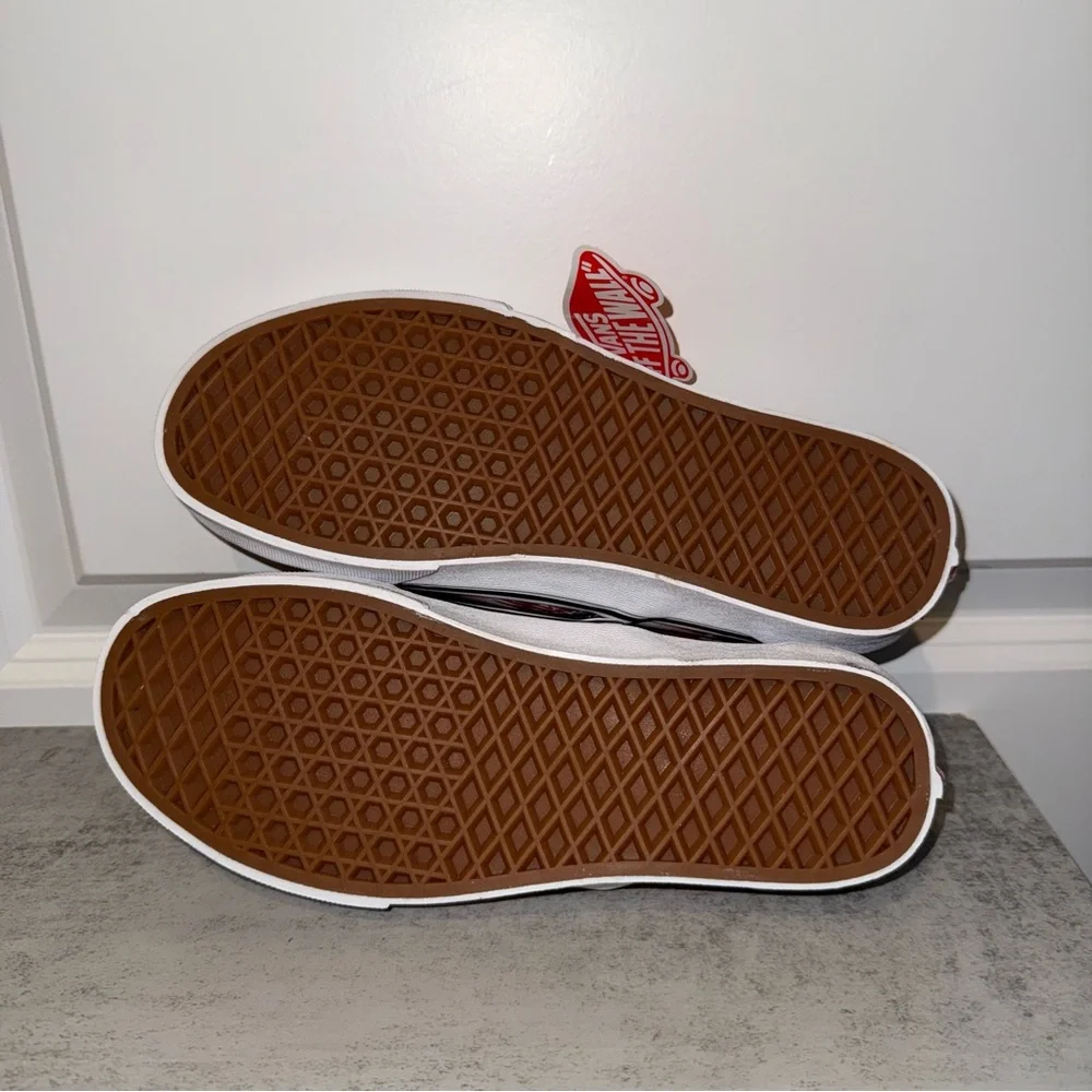 Vans Classic Slip On Crew Floral Men’s 5.5 / Women's 7 Blue Purple Red Shoes - Picture 7 of 7